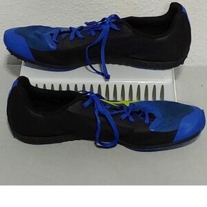 ASICS Hyper Track & Field Running Shoes Men's 10 Blue Black Racing Spikes EU44